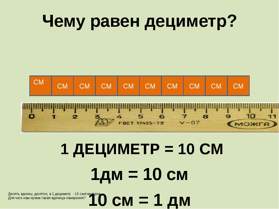 V d cv. Измерение длины дециметр 1 класс. Дециметры в сантиметры. Сантиметры и дециметры 1 класс. 1 Дм в см.