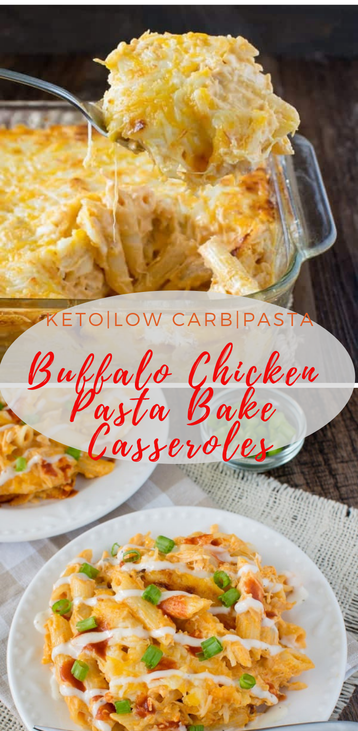 Buffalo Chicken Pasta Bake Casseroles | Barbara Cooking