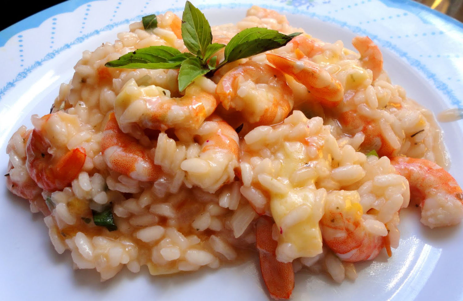 Bazar de Receitas Risoto de Camarão