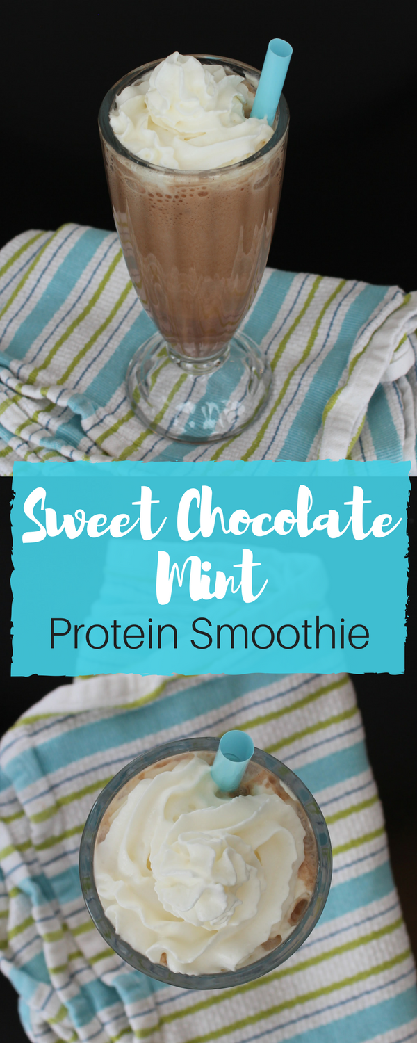 FitViews Sweet Chocolate Mint Protein Shake Recipe