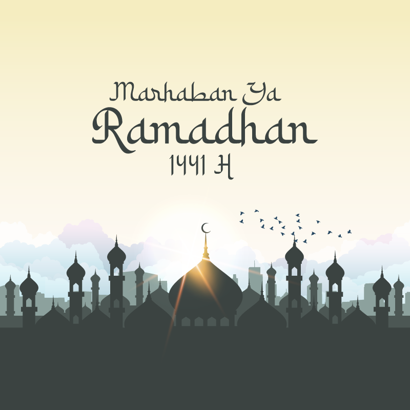 Marhaban Ya Ramadhan 1441 H : Kumpulan Gambar Desain
