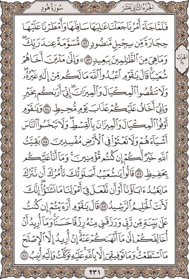 الجزء الثاني عشر من القرآن الكريم Facebook