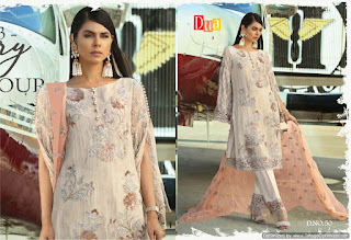 Dua vol 8 Galaxy Georgette pakistani Suits