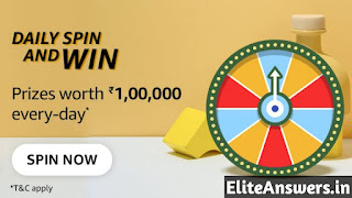 #AmazonSpinandWin | Daily Spin & Win Rewards