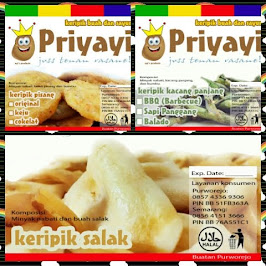 PRIYAYI CHIPS made in Purworejo, Central Java. CP: 085743369306, PIN BBM: 51FB363A