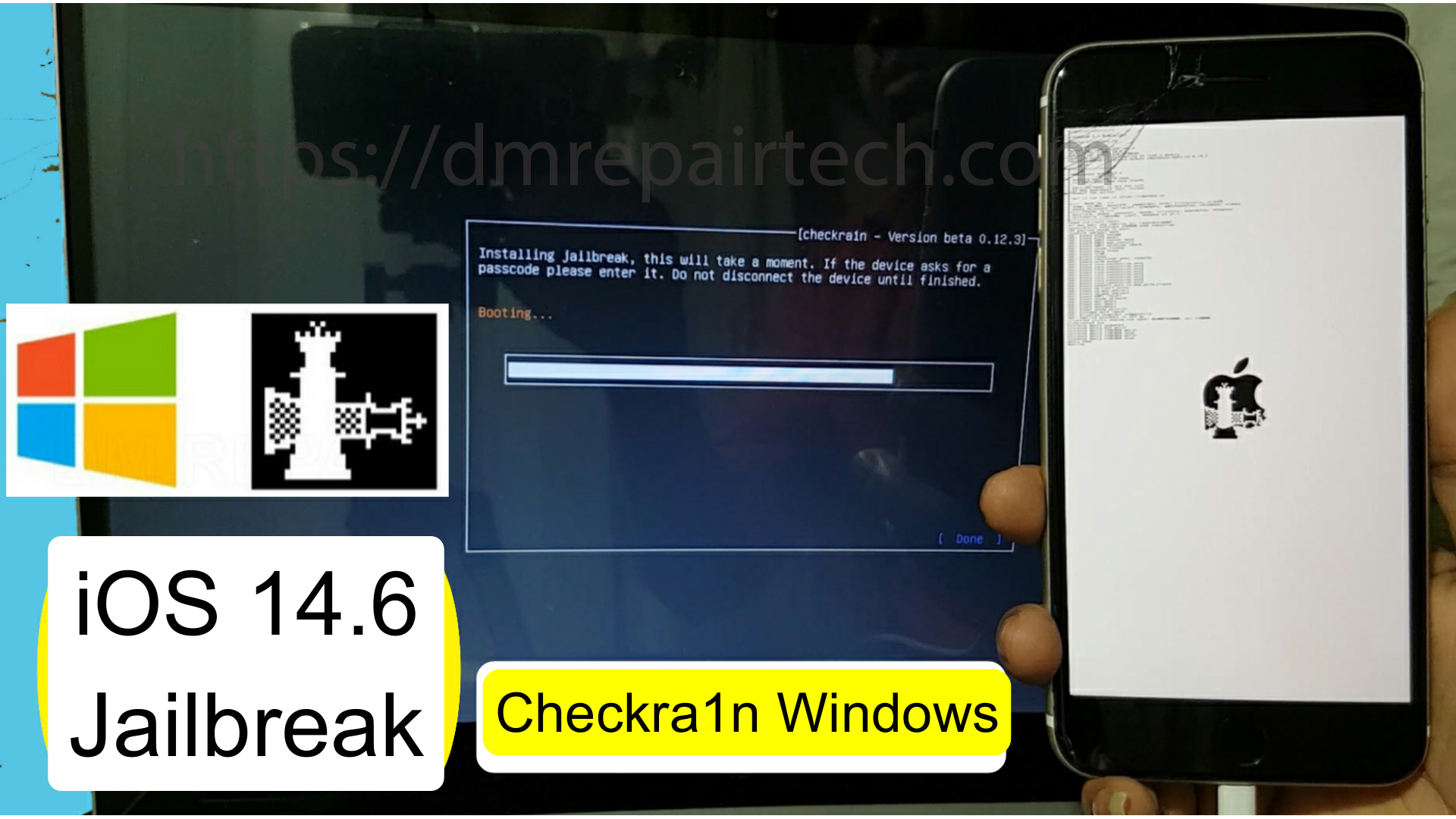 How To Jailbreak Ios 14 6 Checkra1n On Windows Computer Dm Repair Tech