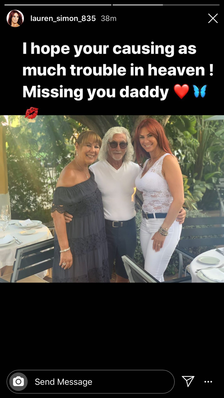 Lauren Simon’s Announces That Her Father Passed Away!