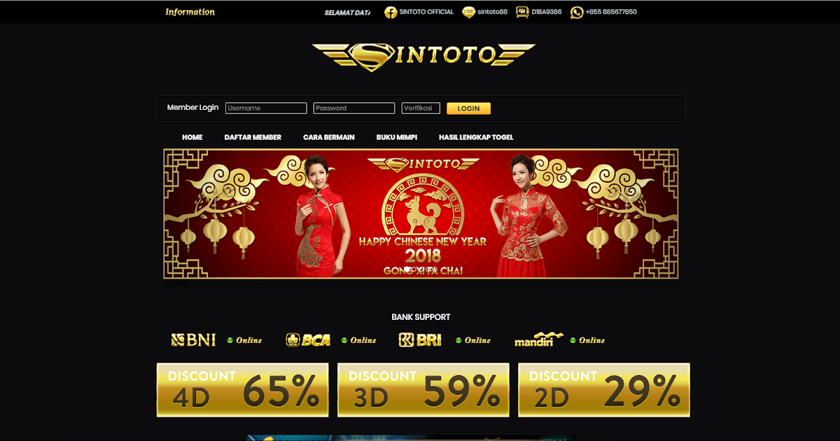 LINK ALTERNATIF SINTOTO BANDAR TOGEL ONLINE TERPERCAYA