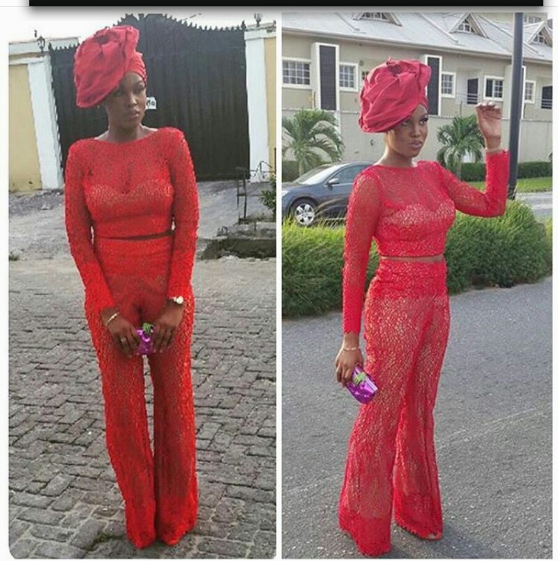 Wedding Guest; Lovely AsoEbi in Jumpsuit