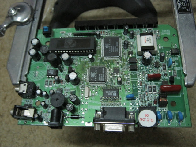 PCB from a dial up modem