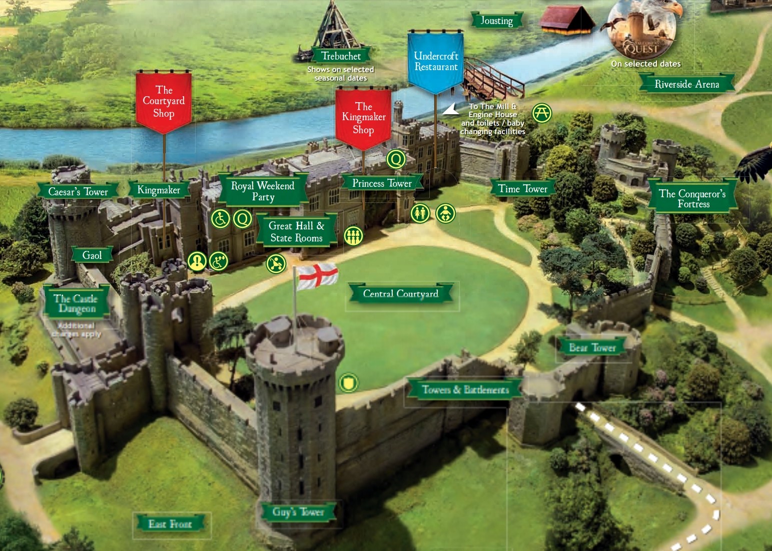 crimson kettle Warwick Castle