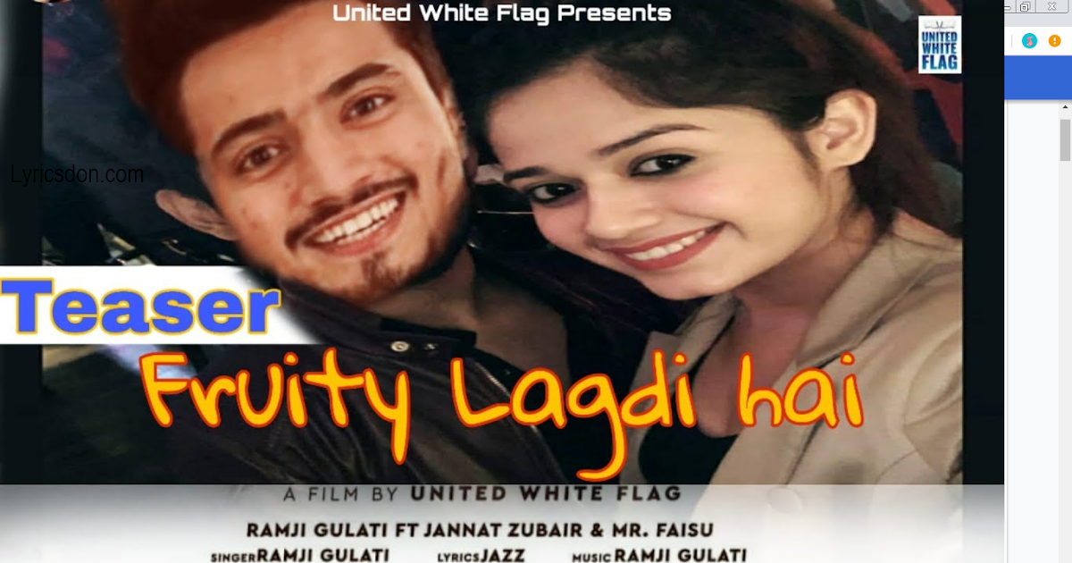 Fruity Lagdi Hai Lyrics Ramji Gulati Lyricsdon fruity lagdi hai lyrics ramji gulati