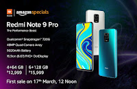 Redmi Note 9 Pro price and specification launch in India 