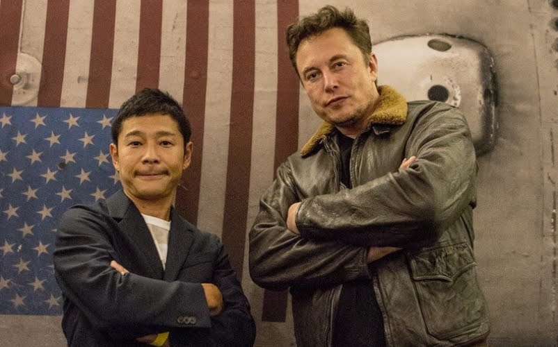Primo Turista Spaziale di SpaceX è un miliardario giapponese: viaggio alla Luna per un progetto artistico.
