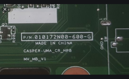 HP ProBook 6570b Mainboard CASPER-UMA_CR_HPB MV_MB_V1 Laptop Bios