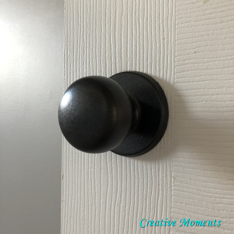 Goodbye Brassy Gold Door Knobs