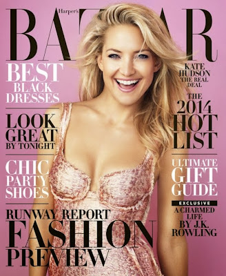 Kate Hudson Harper's Bazaar Magazine December 2013