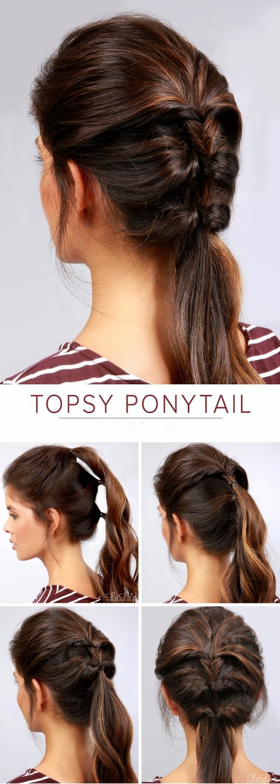 Hairstyles and Women Attire Top 5 Ponytail Hairstyles 2015