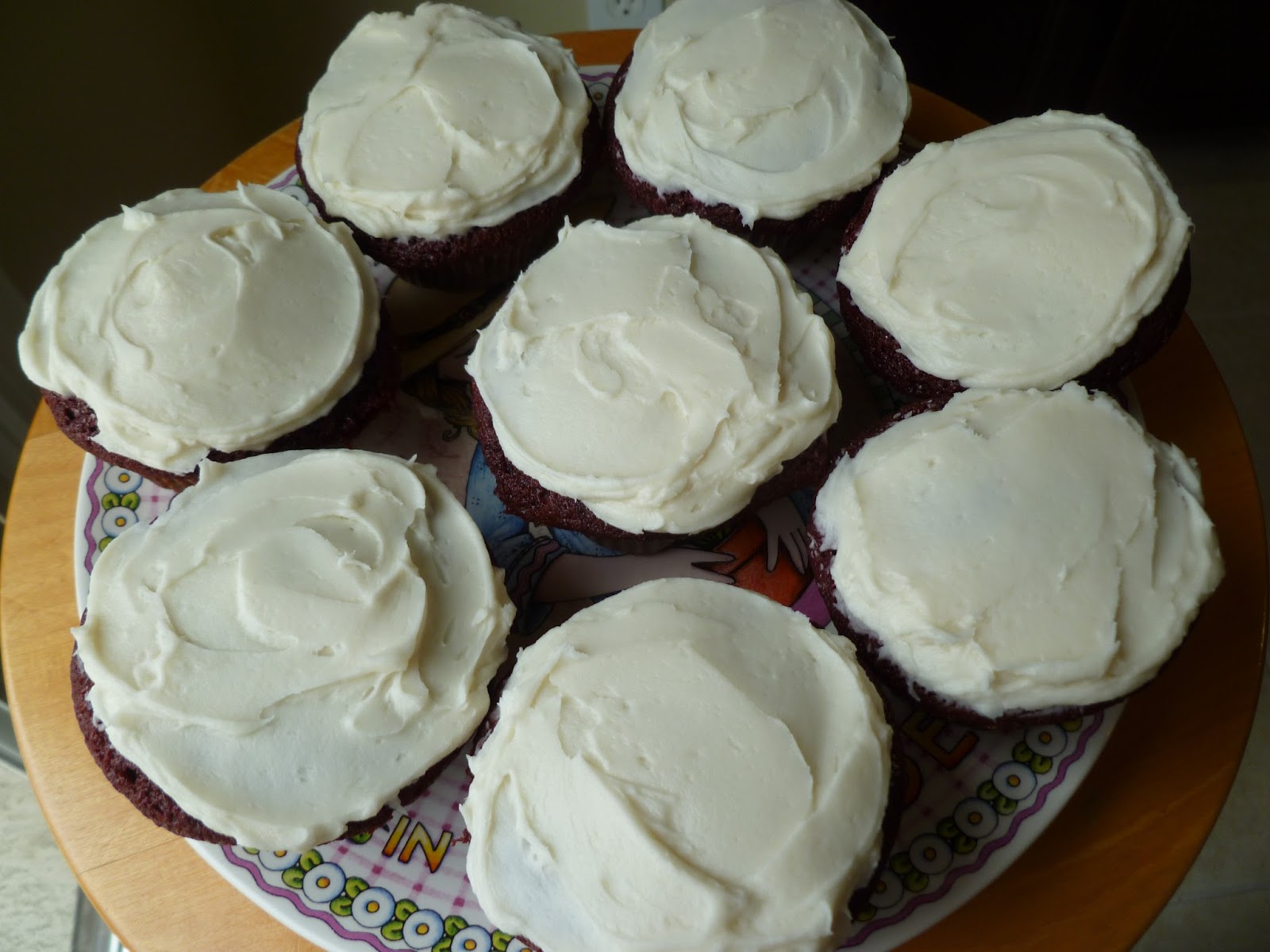 The Pastry Chef's Baking Sprinkles' Red Velvet Cupcakes