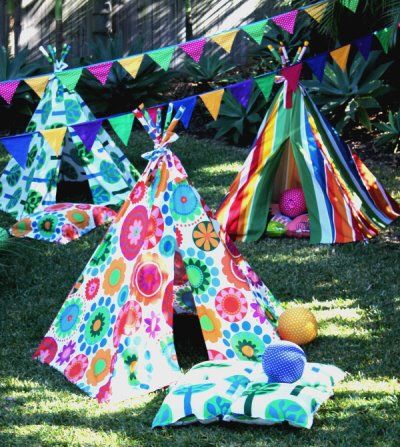 tutorial tienda india tipi sin costura facil para niños verano diversión juegos diy