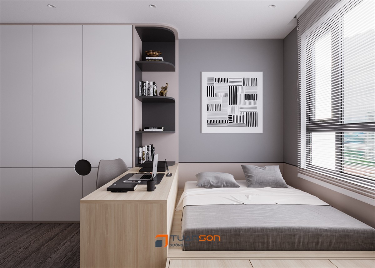 Thiết kế nội thất căn hộ 3 phòng ngủ (106m2) Vinhomes Ocean Park