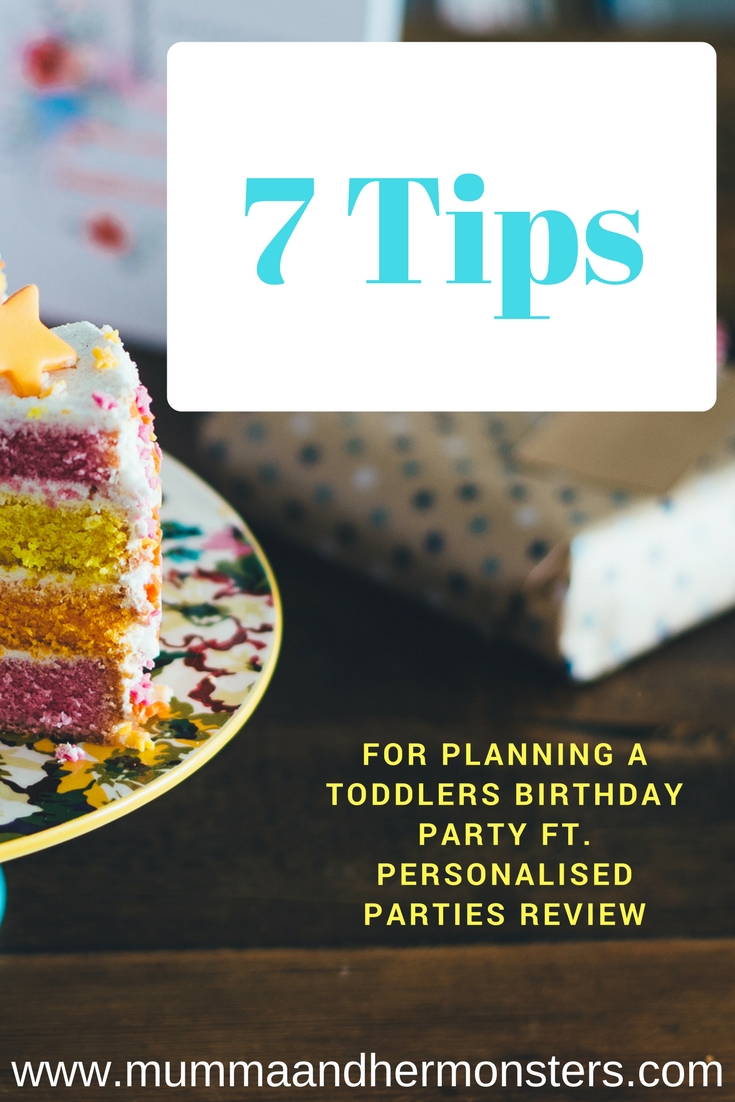 7 Tips For Planning A Toddlers Birthday Party FT. Personalised Parties Review Mumma And Her