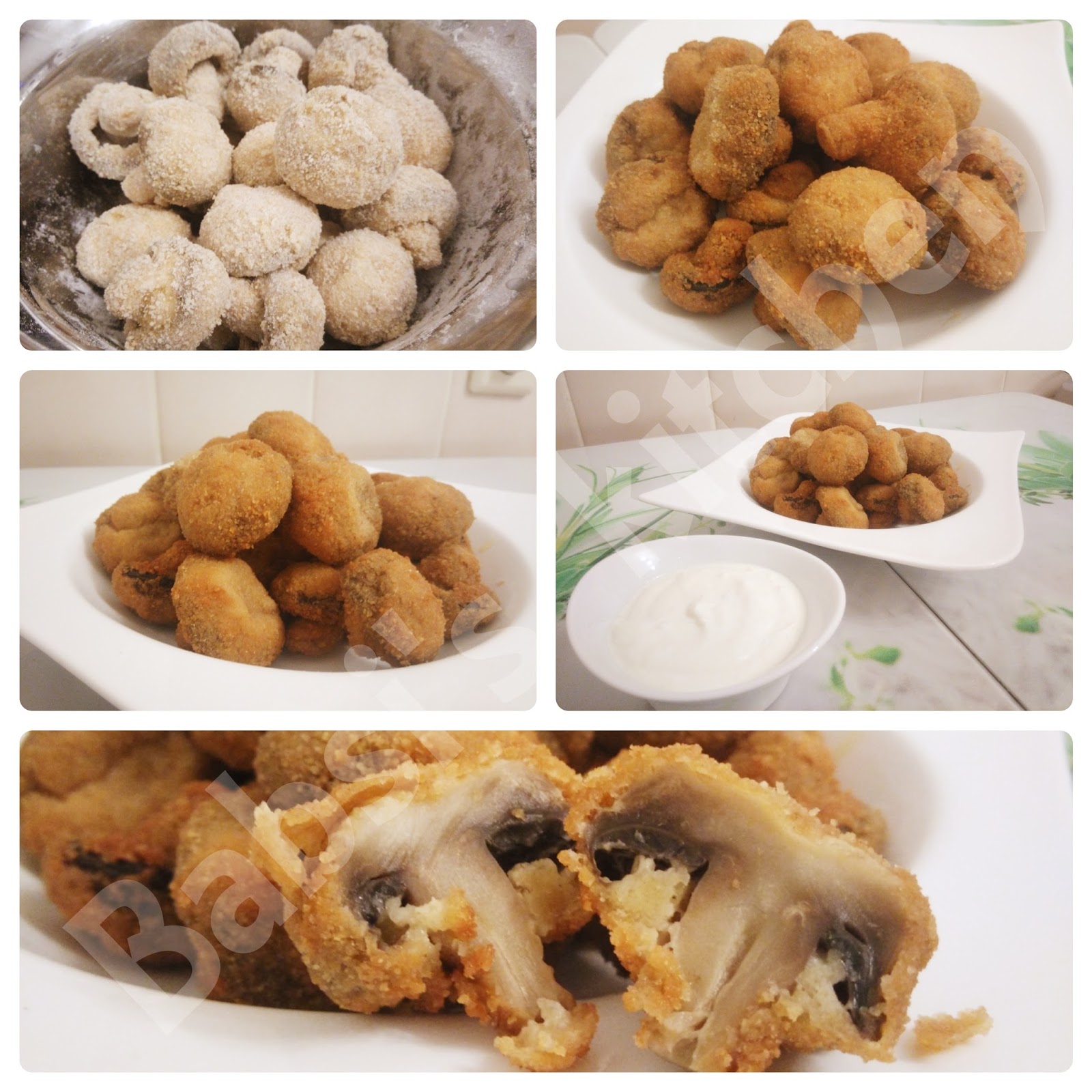 Babsi&amp;#39;s kitchen - cook, live and smile: Frittierte Champignons