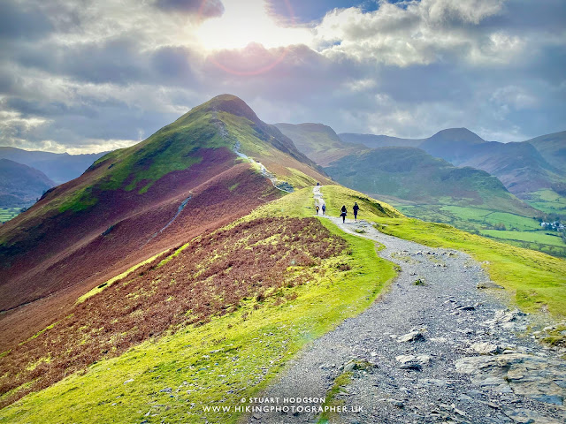 Catbells walk view cat bells keswick Lake District best route map how high summit