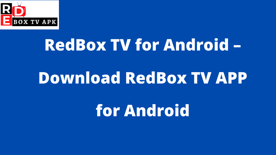 redbox tv app download