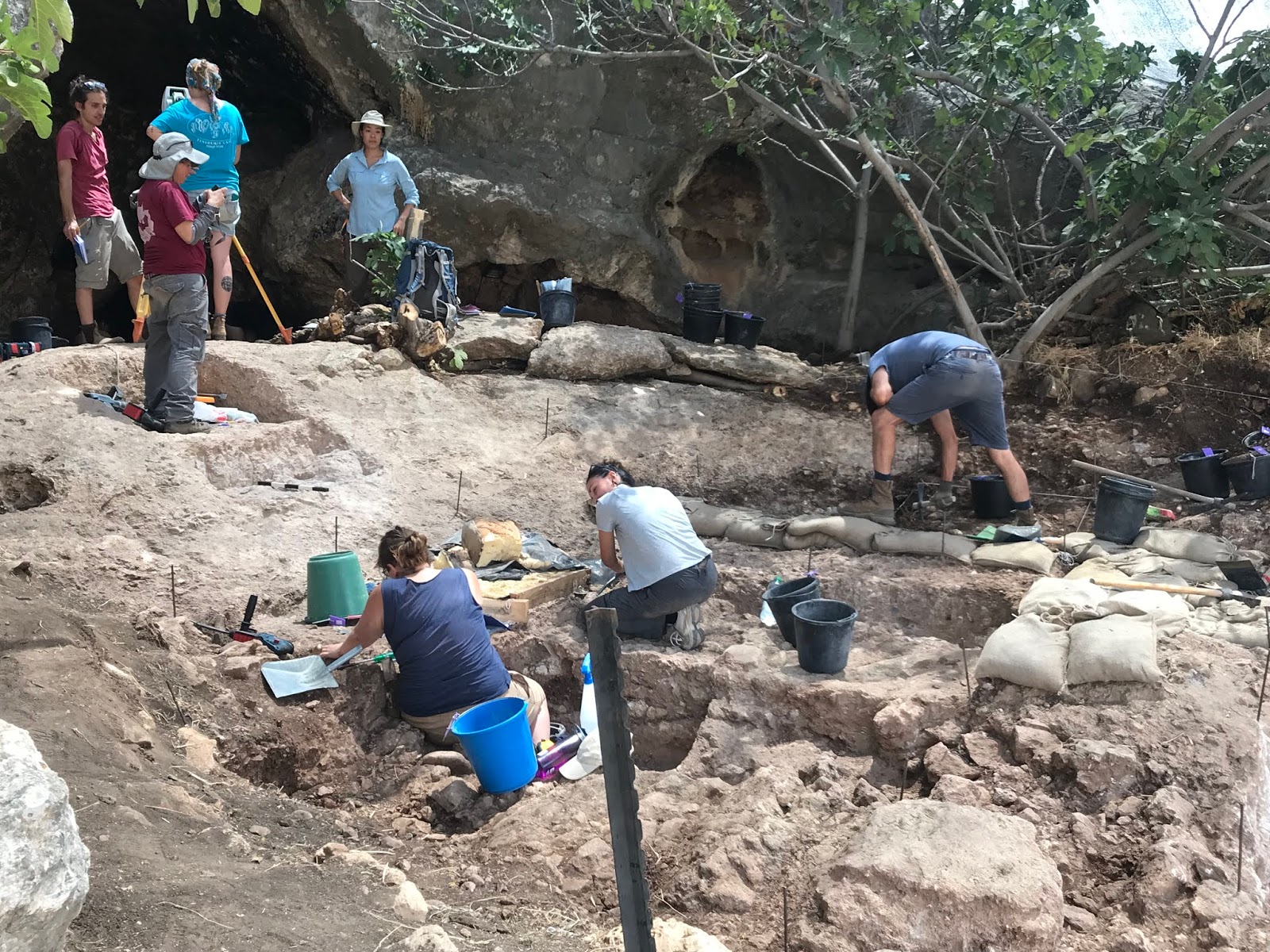 Tinshemet Cave Excavation 2018