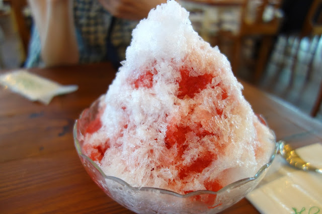 Japanese natural ice cone strawberry kachang japan tochigi