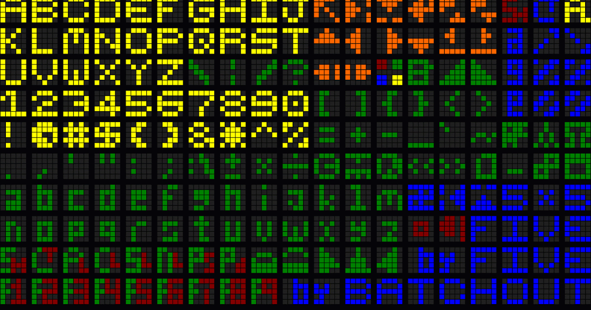 Batchout Five By Five My 5x5 Pixel Font batchout-five-by-five-my-5x5-pixel-font