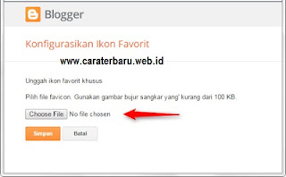 Cara Terbaru Mengganti Favicon Pada Blog