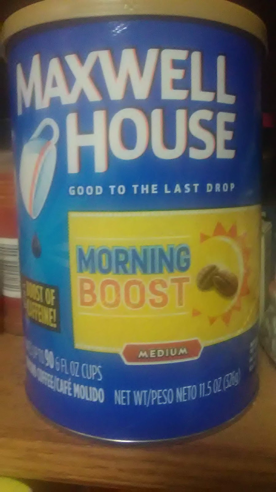Coffee, tea & energy drink Maxwell House Morning Boost Ground Coffee