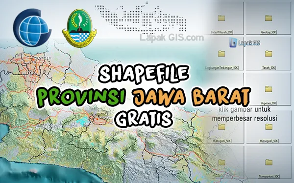 Shapefile Terbaru Provinsi Jawa Barat Indonesia Gratis