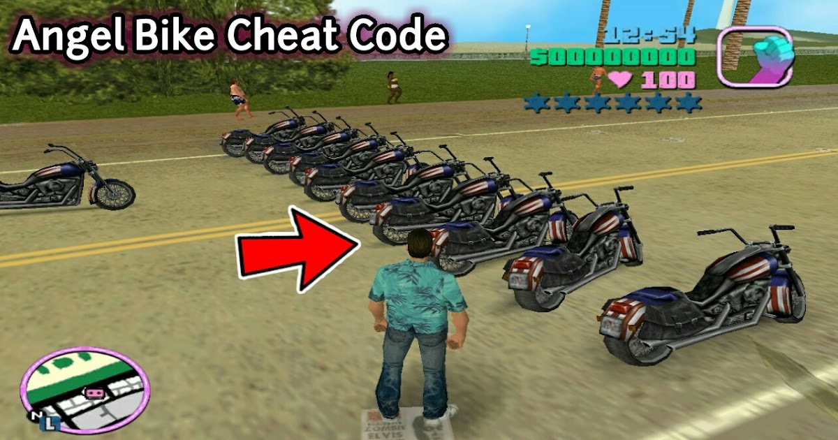 GTA Vice City Angel Bike Cheat Code GTA Vice City Bike Cheat Code