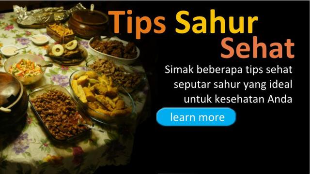 Tips Sahur Sehat