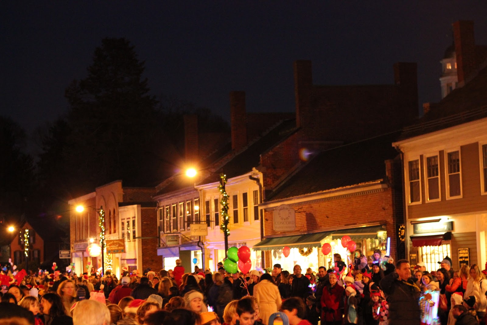 Concord Button Downs Concord, MA Christmas Tree Lighting