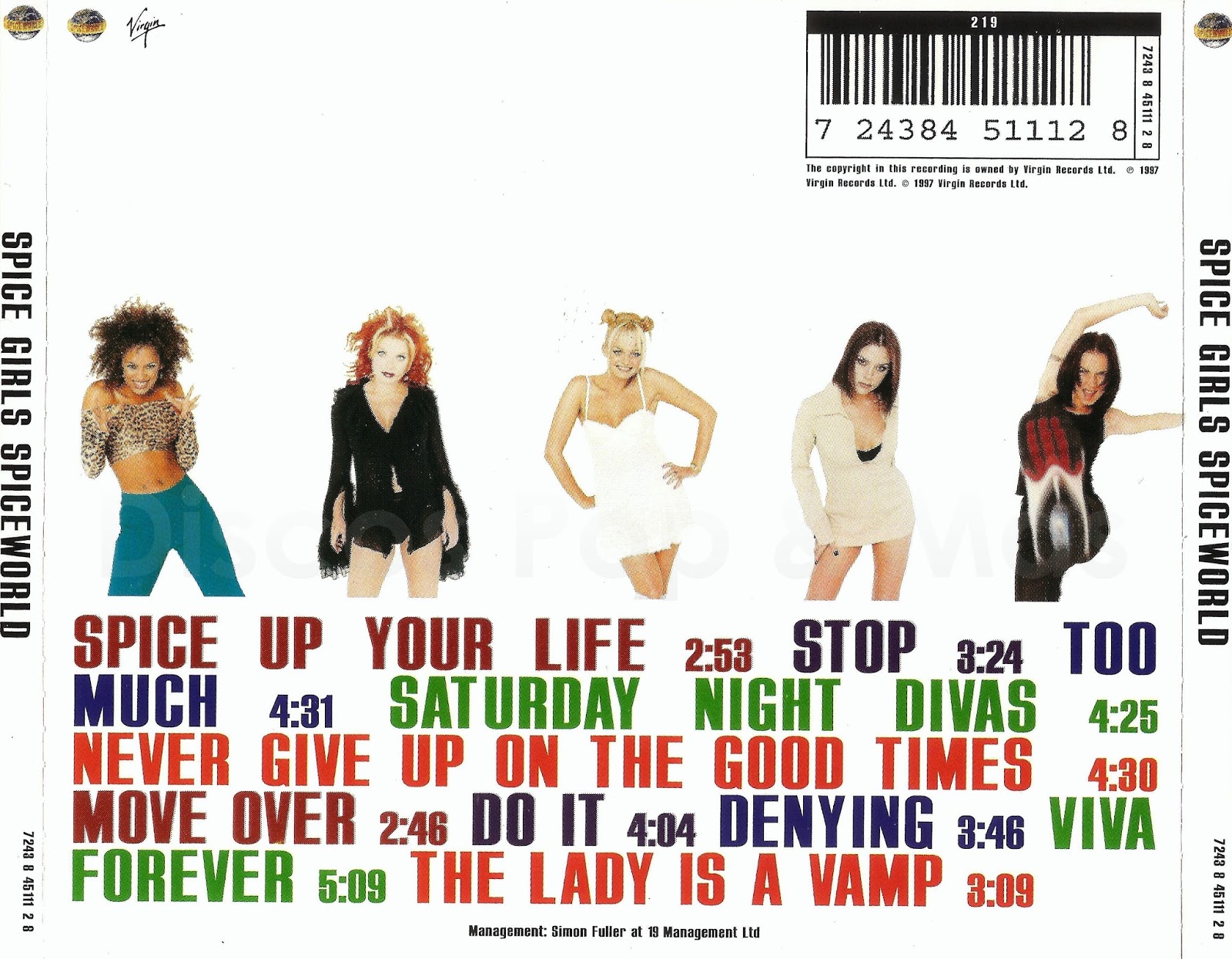 Discos Pop And Mas Spice Girls Spiceworld
