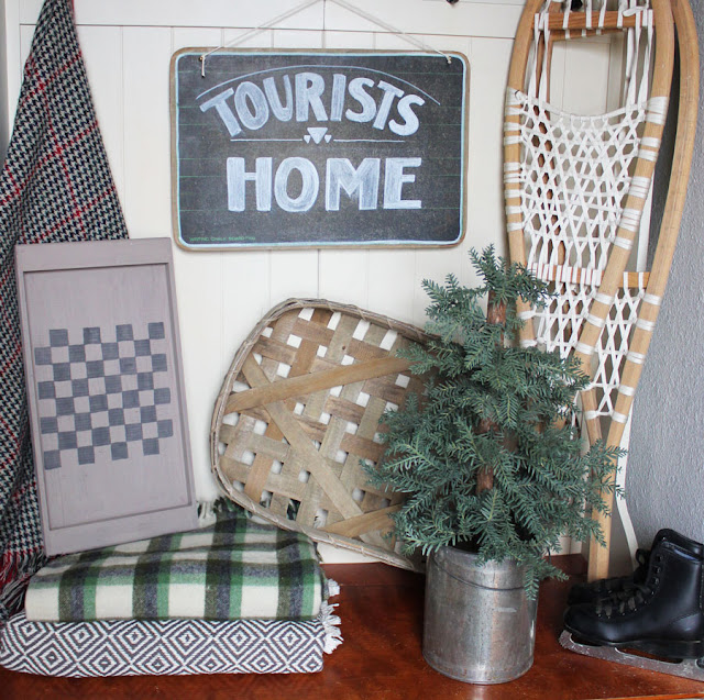 Creating Cabin Decor Challenge With Thrifted Finds From Itsy Bits And Pieces Blog