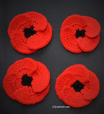 crochet poppy patterns free