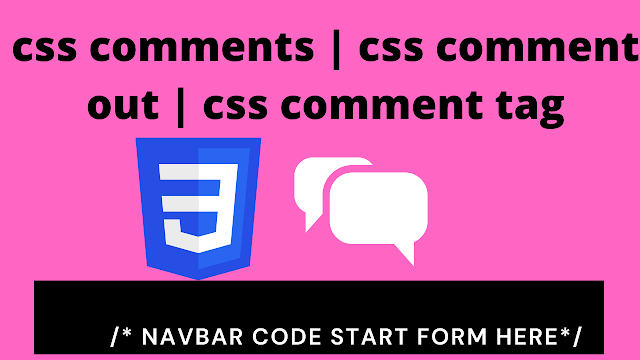 css comments | css comment out | css comment tag - Code With Random