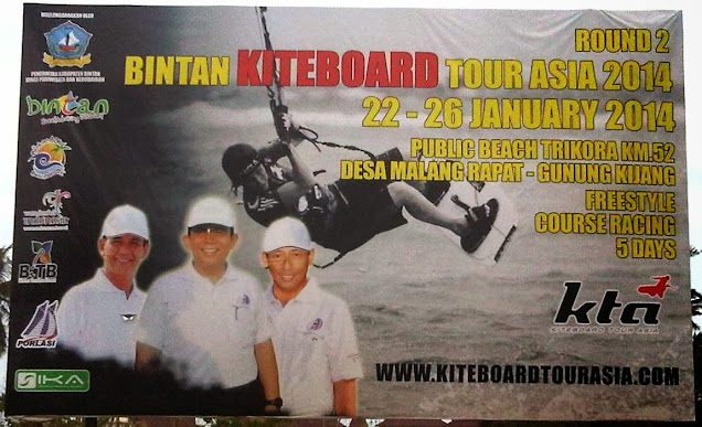 BINTAN KITEBOARD TOUR ASIA 2014 - TRIKORA BEACH KM.52