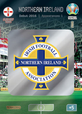 NIR18 LINE-UP N IRELAND TOPMINT! PANINI ADRENALYN XL UEFA EURO 2020 N 