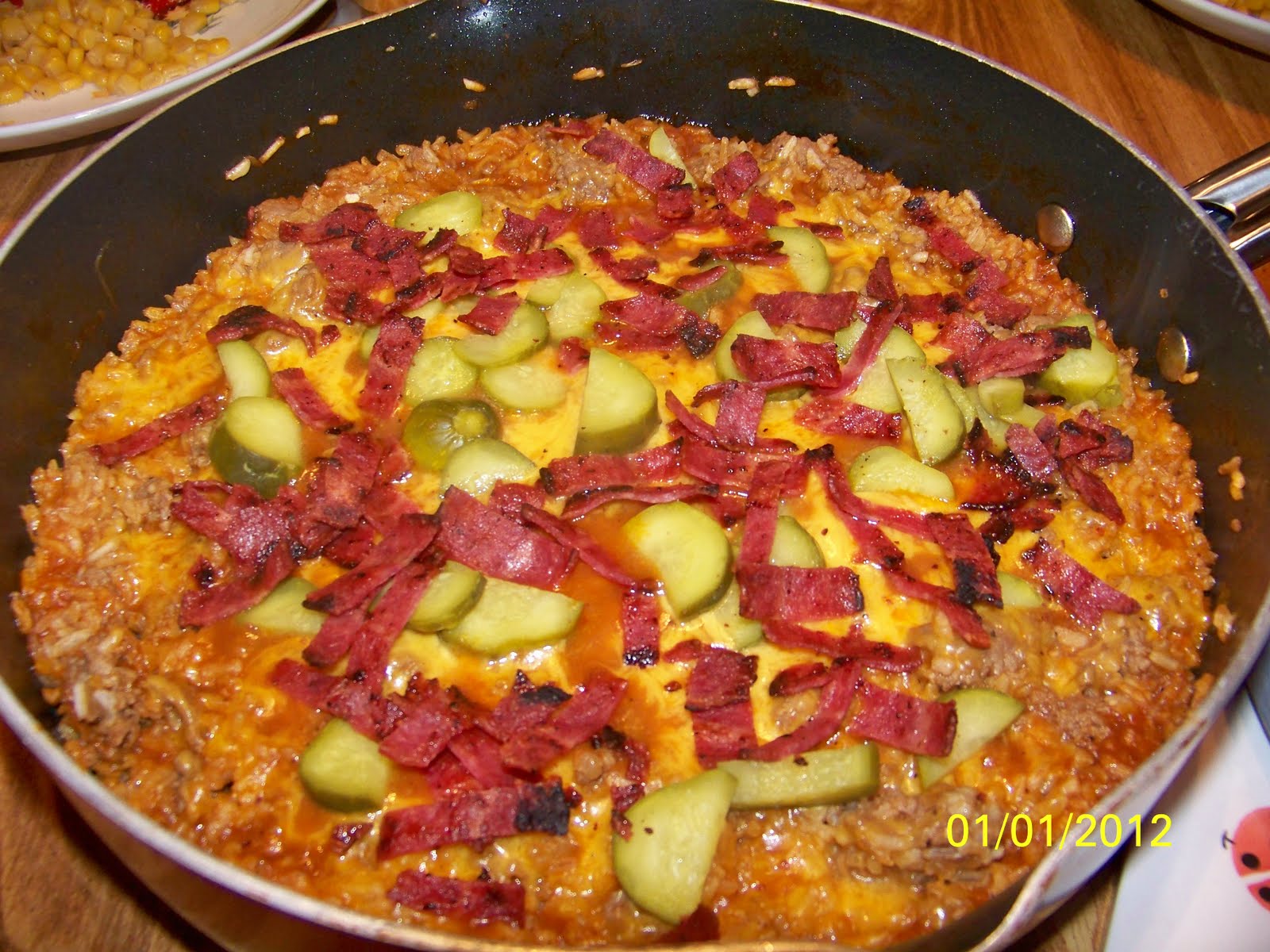 Connor's Cooking Bacon Cheeseburger Rice