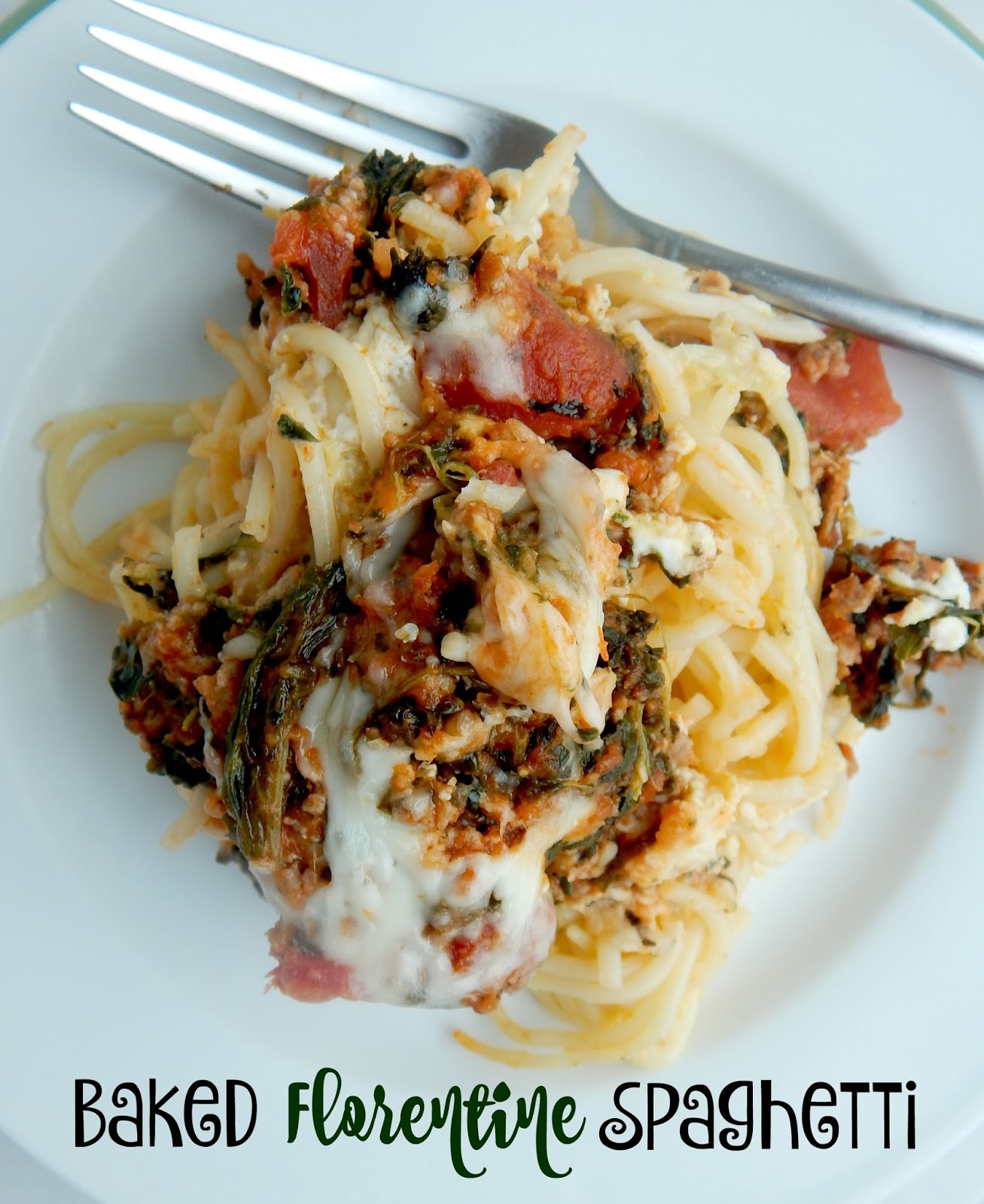 Baked Florentine Spaghetti Ally's Sweet & Savory Eats