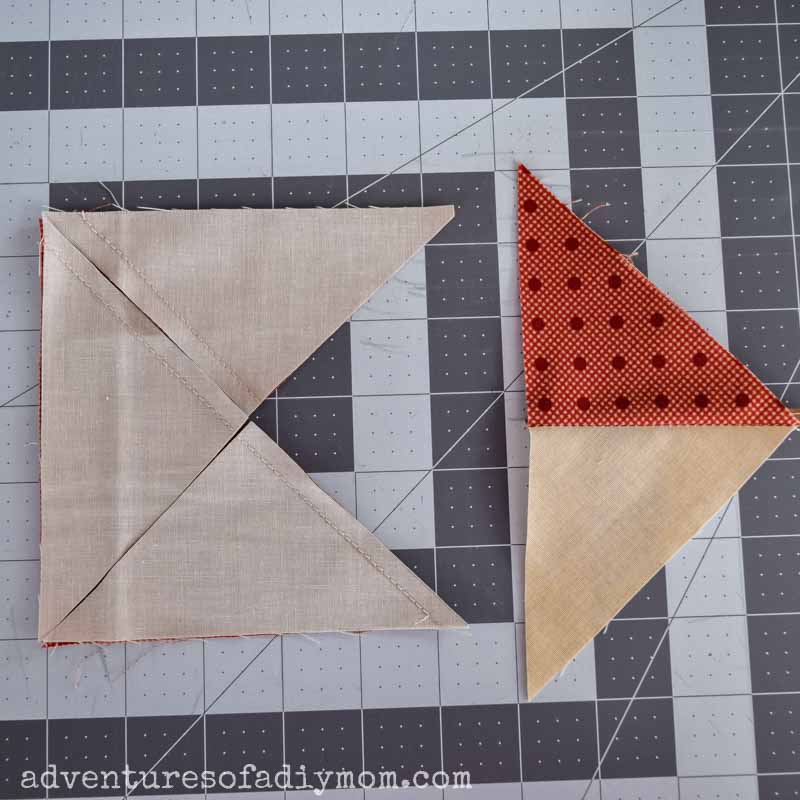 Hourglass Quilt Block Adventures of a DIY Mom