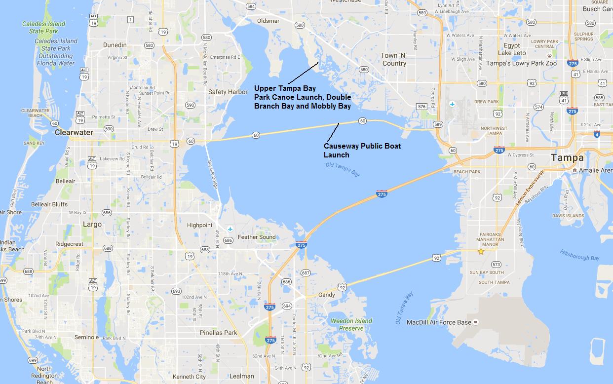 Trails and Waterways Hillsborough Bay and Tampa Bay Boat Ramps