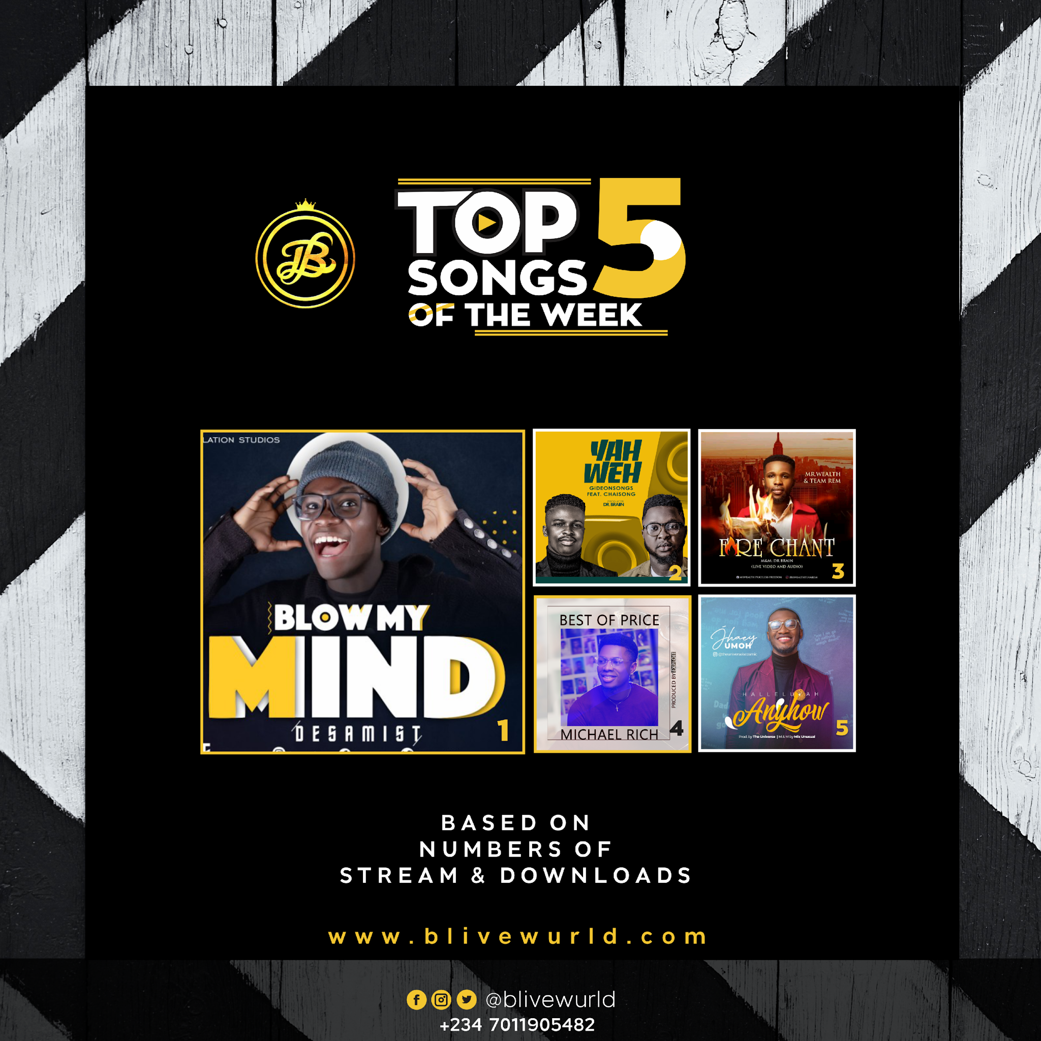 Top 5 Songs Of The Week (September 4th)