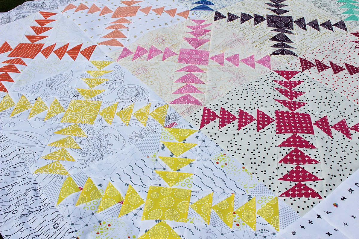 A Bit of Scrap Stuff Sewing, Quilting, and Fabric Fun Wild Goose Chase Quilt with Fat Quarter